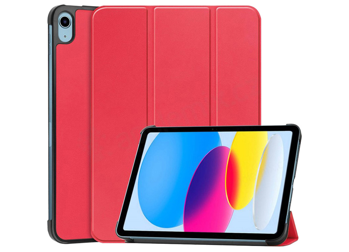 OEM pouzdro pro Apple iPad 10:11 eko kůže Červená_3